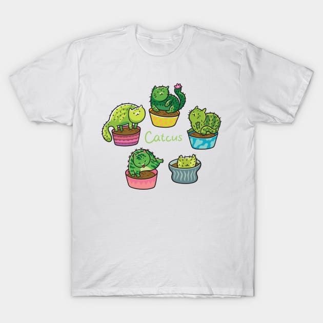 Catcus T-Shirt by PenguinHouse